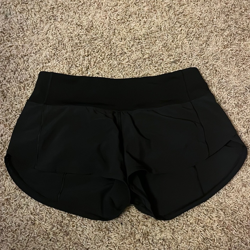 Lululemon Speed Up Shorts Black Size 2